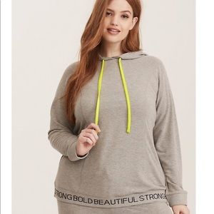 Torrid 4x Gray Active Hoodie
